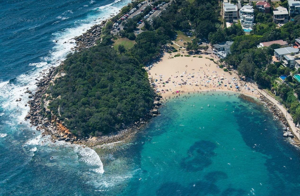 Top View Of Shelly Beach - Manly